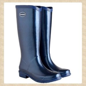 ❄Wet Weather Metallic Blue Galoshes!